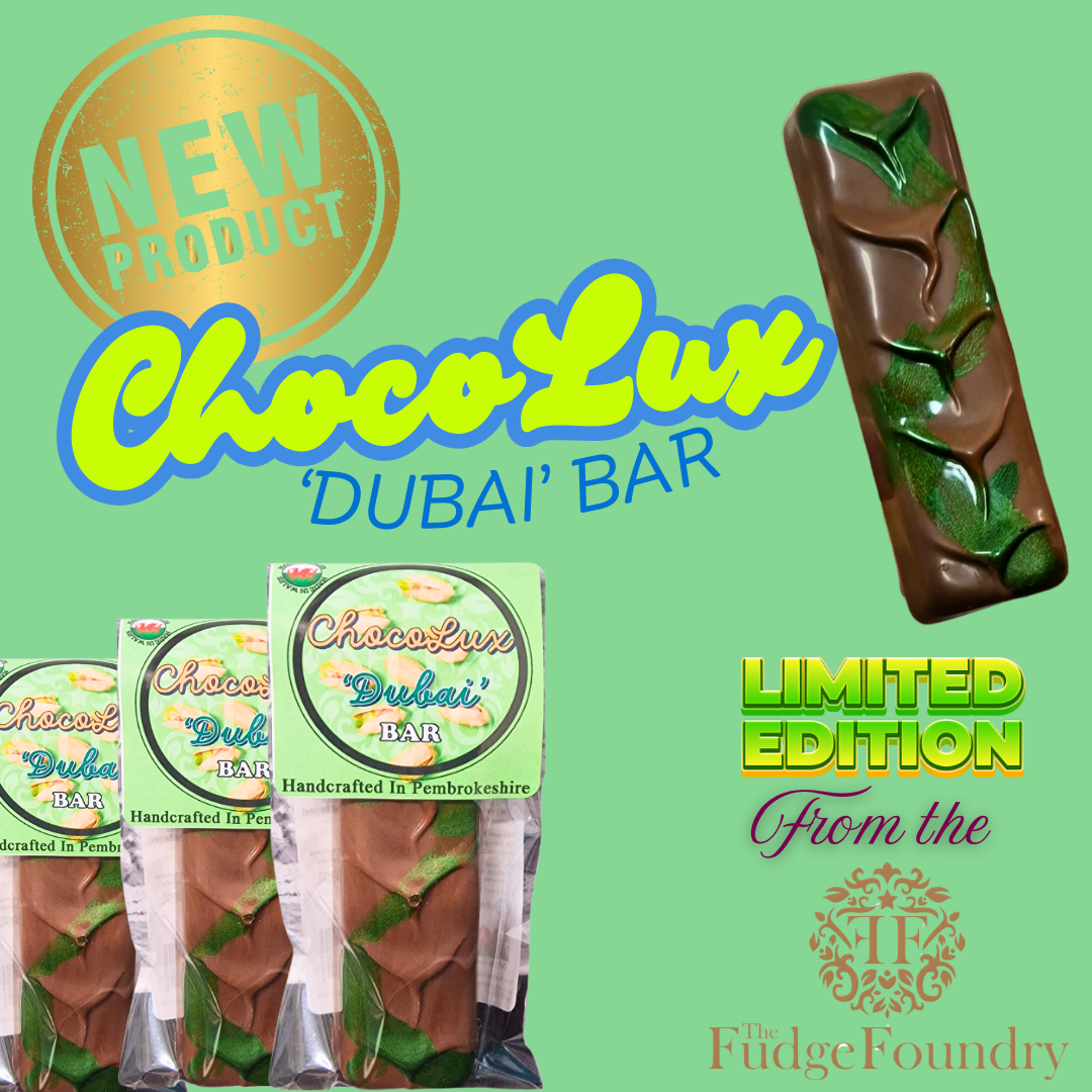 NEW! Limited Edition ChocoLux Dubai Bar – A Luxurious Pistachio & Chocolate Delight