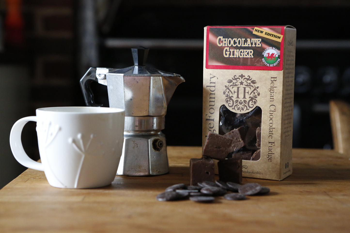 Belgian Chocolate Ginger Fudge