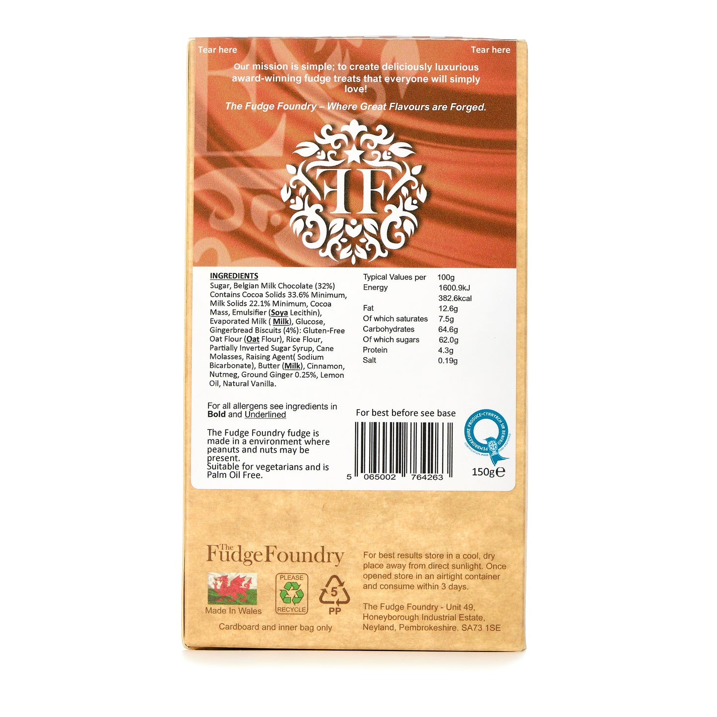 Limited Edition - Christmas  Gingerbread Fudge