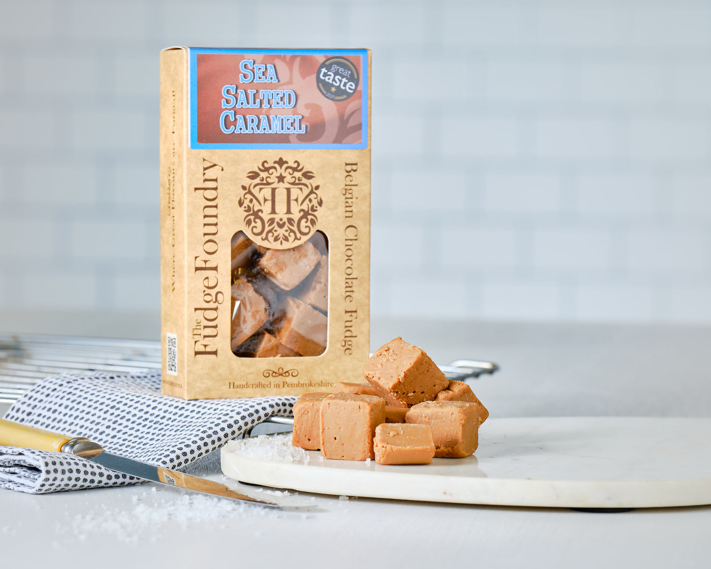 AWARD-WINNING Sea Salted Caramel Fudge