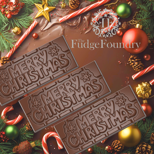 NEW!!  Belgian Milk Chocolate *Christmas Bar*