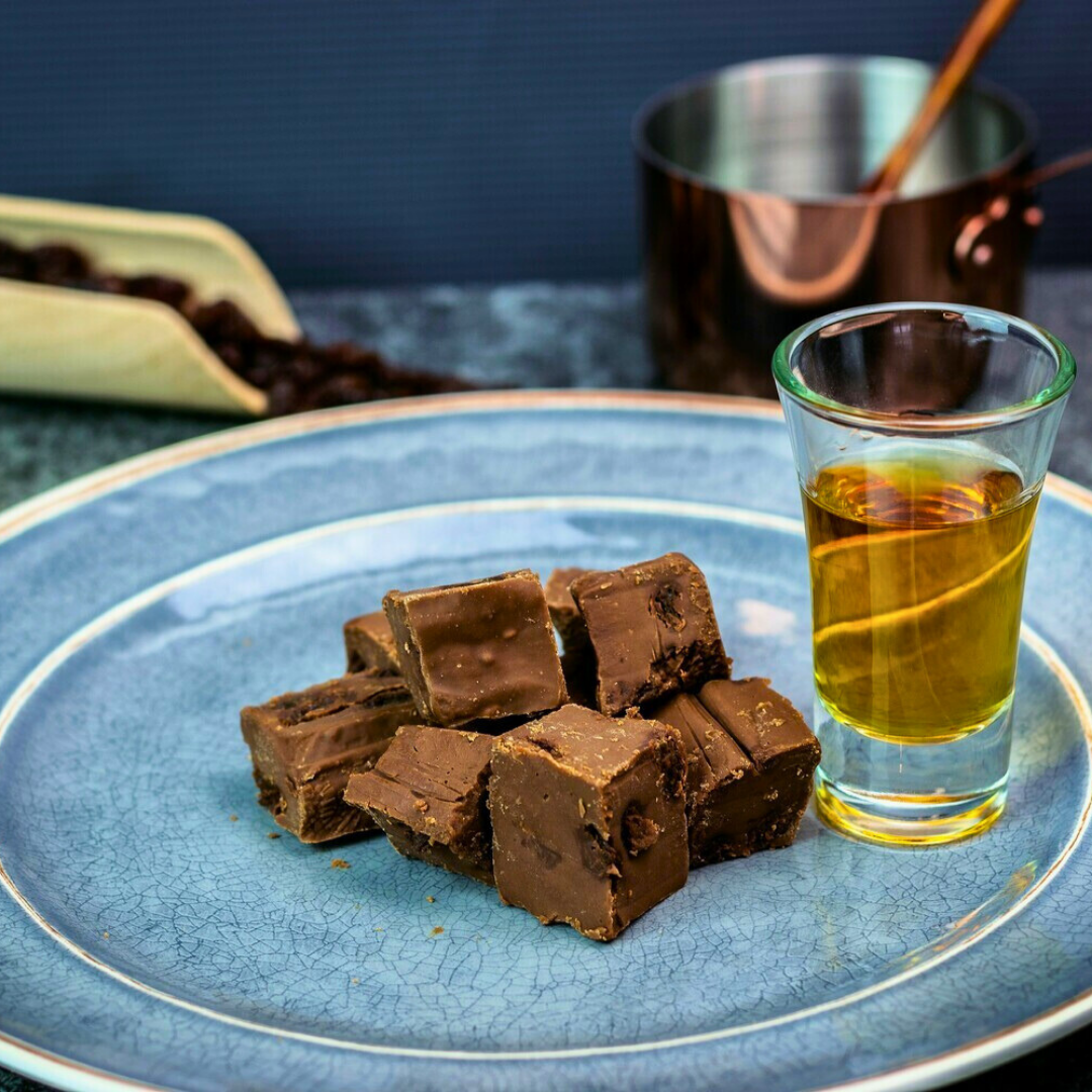 Rum and Raisin Fudge