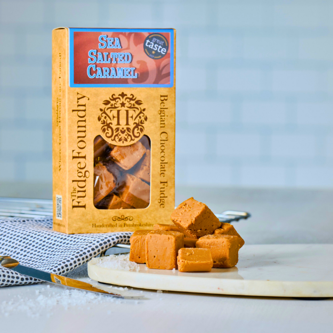 AWARD-WINNING Sea Salted Caramel Fudge