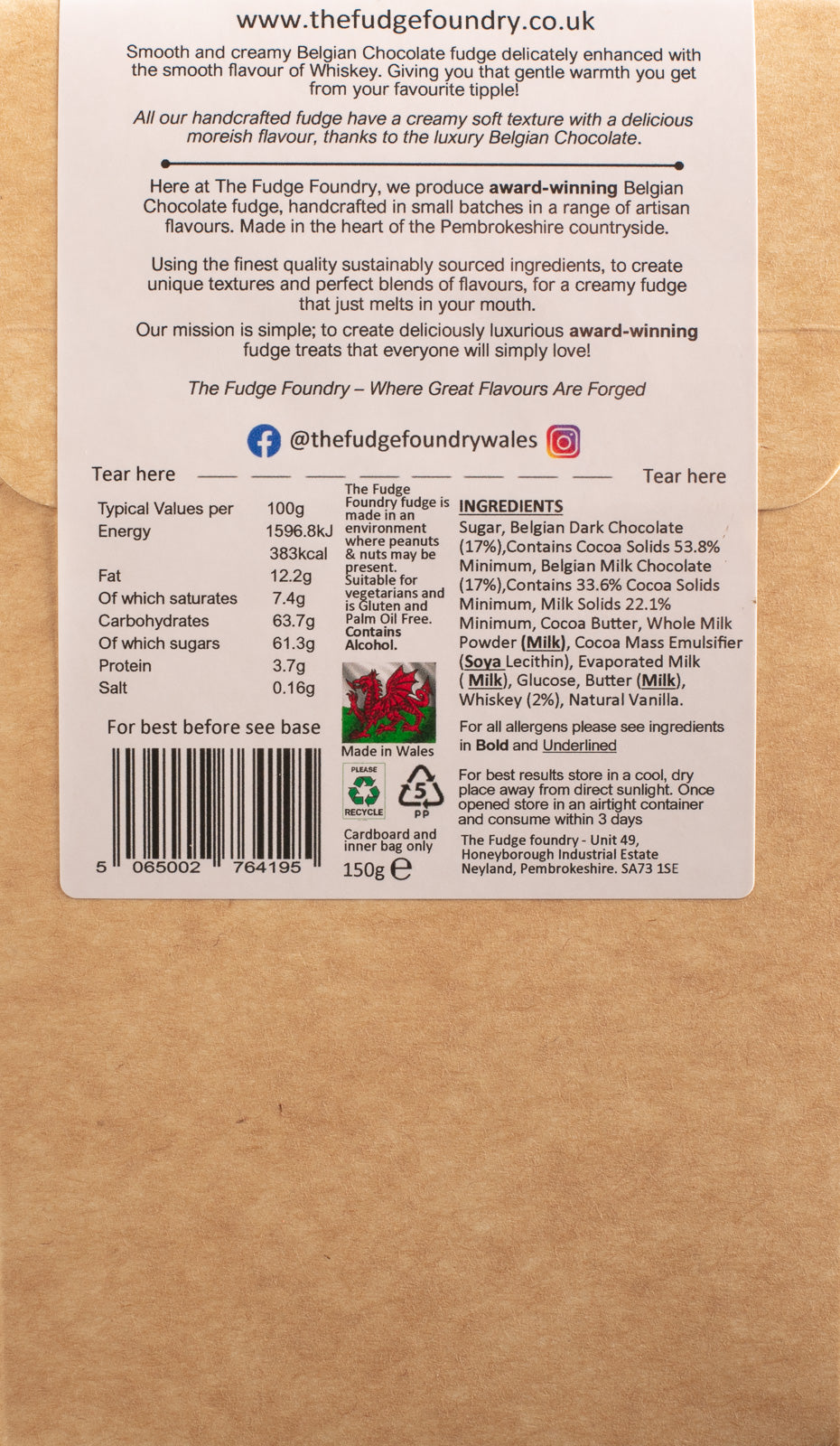 Smooth Whiskey Fudge