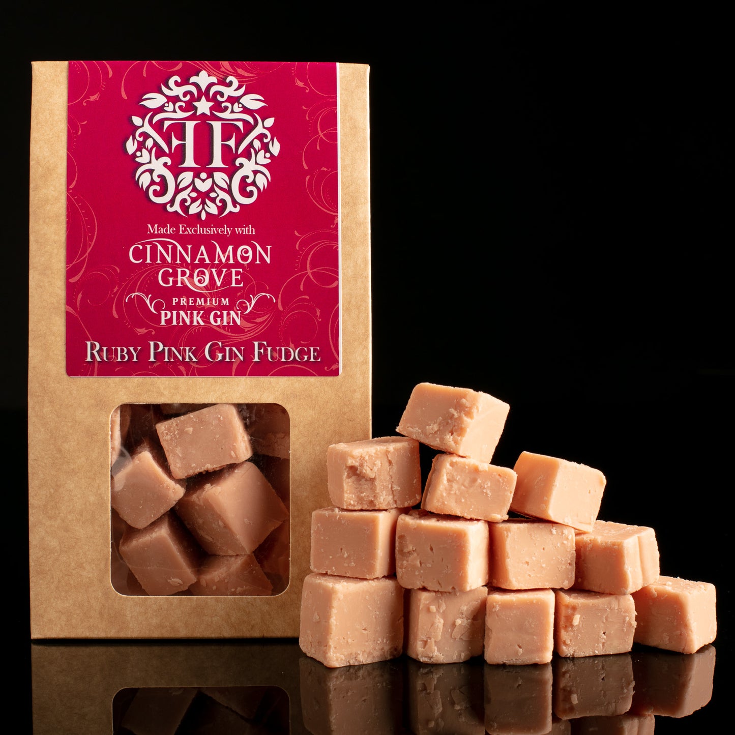 Ruby Pink Gin Fudge
