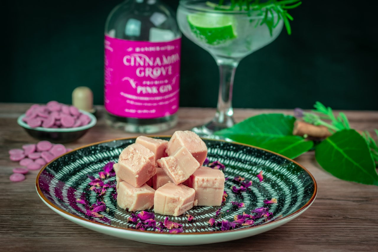 Ruby Pink Gin Fudge