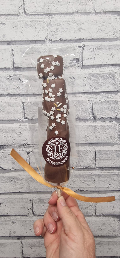 Belgian Chocolate Fudge Mallow Sticks