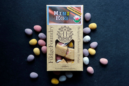 Belgian White Chocolate Mini Egg Fudge....