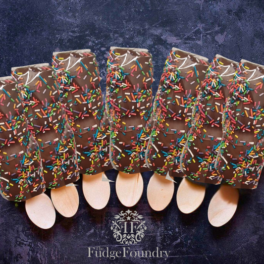 NEW!! Giant Belgian Chocolate-Covered Marshmallow Spoon – 4 Marshmallows