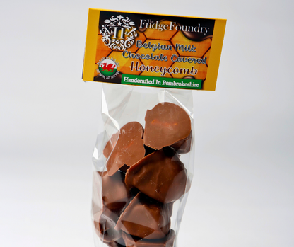 Belgian Milk Chocolate Covered Honeycomb -  (130g bag)