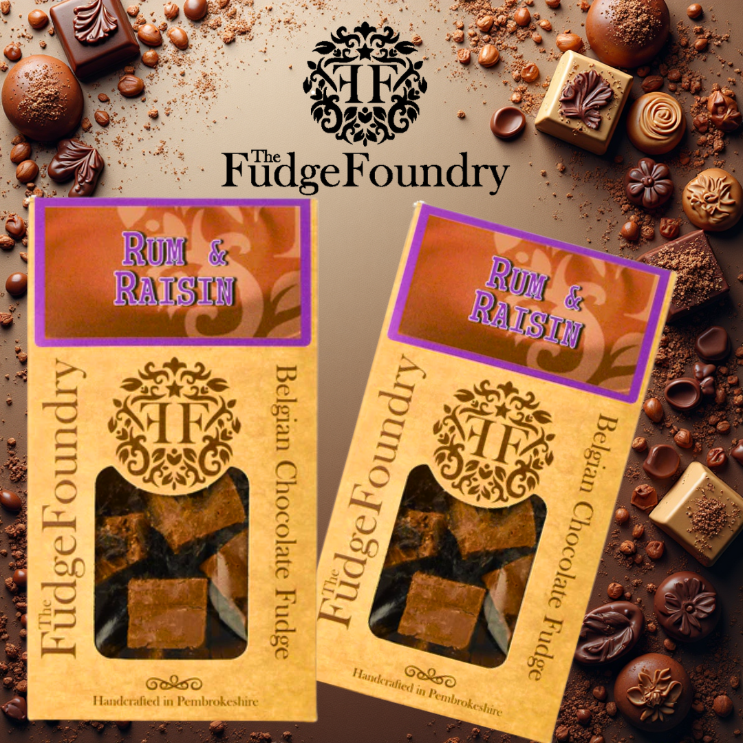 Rum and Raisin Fudge