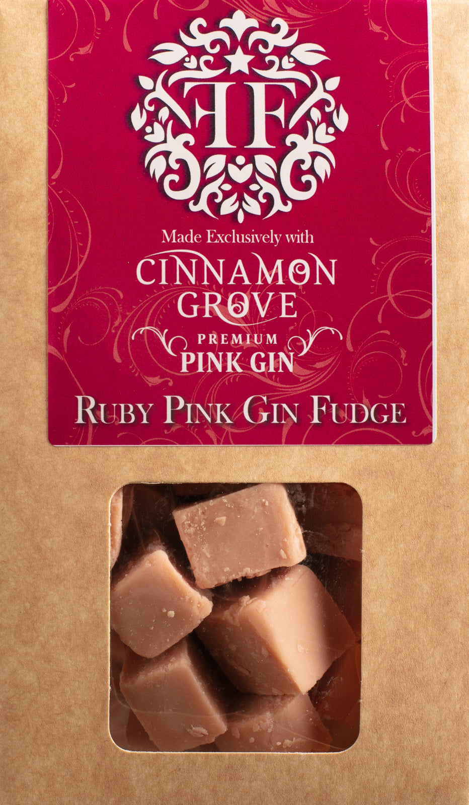 Ruby Pink Gin Fudge